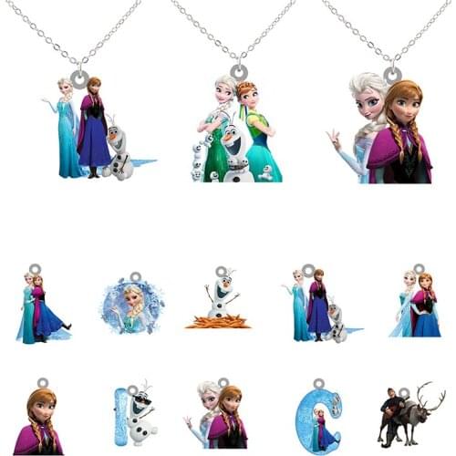 TAFREE Xuebao And Other Animated Characters Cartoon Necklace Frozen Acrylic Epoxy Resin Necklace Jewelry Gift