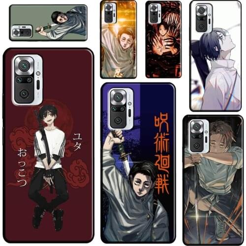 Yuta Okkotsu Jujutsu Kaisen Anime For Xiaomi Redmi Note 10 Pro Note 9 Pro 8T 9S Note 8 Pro Phone Case For Redmi 9 9C 9T 9A