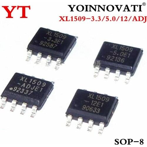 2pcs/lot XL1509-3.3 3.3E1 5.0 5.0E1 12 12E1 ADJ XL1509-ADJE1 SOP8