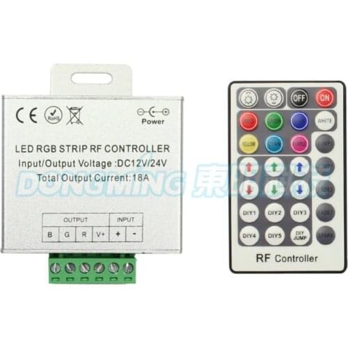 Free Shipping 5pcs/lot 28Key IR Remote Controller DC12V-24V, RF wireless led controller For RGB SMD 5050 3528 LED Strip