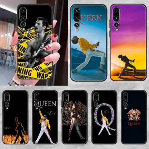 Freddie Mercury Queen band Phone case For Huawei P Mate P10 P20 P30 P40 10 20 Smart Z Pro Lite 2019 black soft shell tpu prime