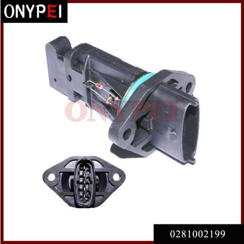 MASS AIR FLOW METER SENSOR 0281002199 FOR Alfa Romeo Lancia Fiat Hyundai Kia Opel Vauxhall Volvo 93171355 93171356 93174129