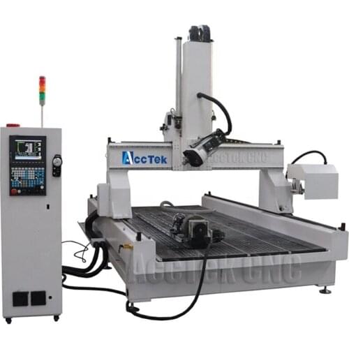 Wood stone engraving machine 1325 4 axis cnc 3d router with disc ATC system