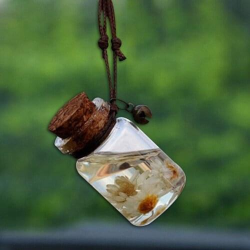 Car Perfume Bottle Air Freshener For Essential Oils Auto Ornament Perfume Empty Hanging Pendant Bottle Car Decoration