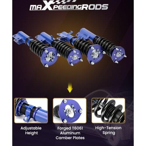 Coilovers Suspension Kits For Toyota Camry XV40 2007-11 Adjustable Height Shock Strut Adj. Height Shocks Absorbers New Style