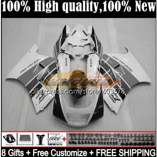 Body For SUZUKI RGV250 RGVT-250 VJ 23 98 RGVT250 19CL.154 RGVT RGV 250 SAPC VJ23 97 98 RGV-250 1997 1998 OEM Fairing white grey