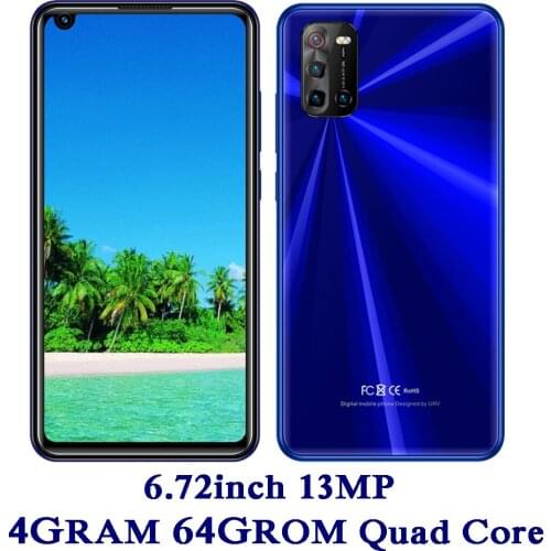 M40 Smartphones 4G RAM+64G ROM 6.72inch Screen Quad Core 8MP+13MP Front/Back Camera Android 6.0 Mobile Phones Celulares Unlocked