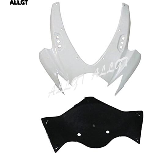 Unpainted ABS Injection Plastic Front Upper nose wtih Upper Splash Guard Fairing Kit for 06 07 Suzuki GSX-R 600 / 750 2006 2007