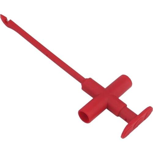 Durable Clip Wire Tool Insulation Piercing Needle Parts Test Probe Copper Banana Jack Tips Spring Loaded Leads Lossless