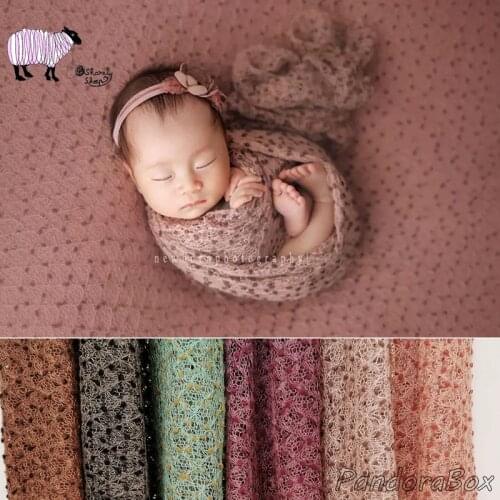 Newborn Baby Photography Props Stretch Wraps fotografia Accessories Baby Boy Girl Photoshoot Blanket Wrap fotoshooting Backdrop