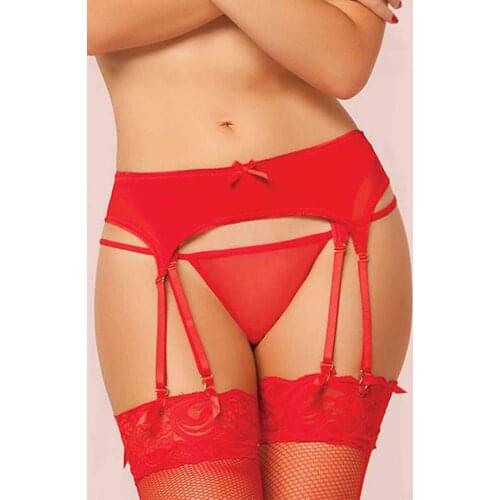 Merry See Red Suspenders Suit + SOCKS HEDİYELİ