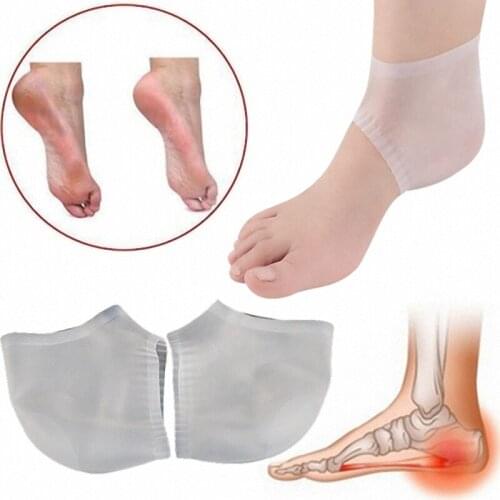 Silicone Foot Chapped Care Tool Moisturizing Gel Heel Sock Cracked Skin Foot Professional Nursing Health Foot Nursing Toe Socks