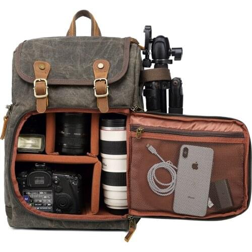 Batik canvas camera bag & case, Side openning for taking out camera, Fashion and high quality