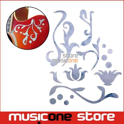 Guitar Top Stickers Imitation Abalone DIY Guitar Fret Neck Decals New