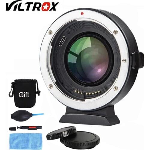 Viltrox EF-FX2 Lens Focal Reducer Booster Adapter Auto Focus 0.71X for Canon EF lens to FUJIFILM X-T3 X-PRO2 X-T100 X-H1 X-A20