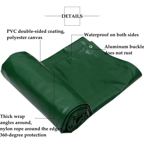 Various Size Waterproof Tarpaulin Garden Sunshade Cloth Tarp Ground Sheet Camping Lightweight Tarp Boat Car Truck Canopy Cloth