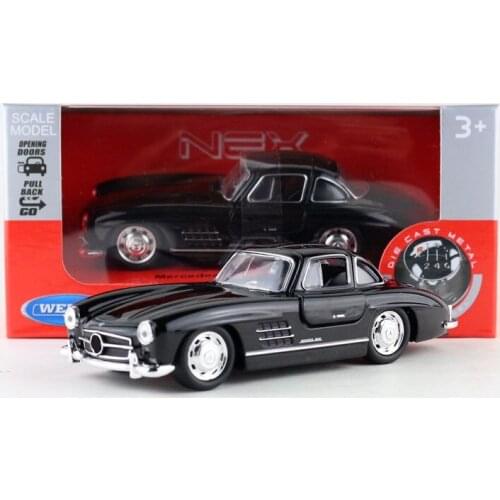 Welly 1:36 Diecast 300SL Sport Car High Simulator Alloy Metal Model Car Pull Back Vehicle