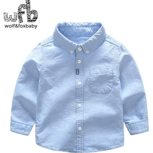 Рубашки с длинным рукавом для мальчиков Wobfaobxylf China At AliExpress