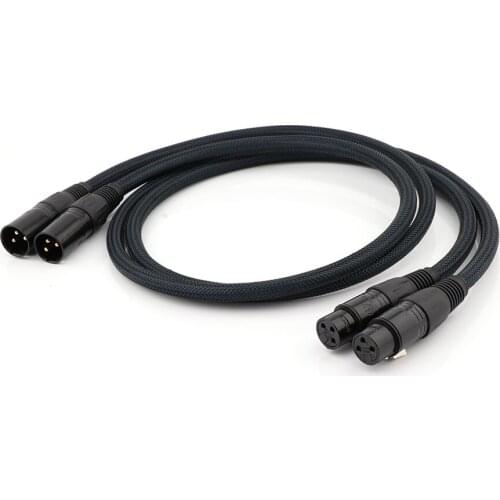 X404 G3 ST-48B 5N Pure Copper Silver Plated Audio Interconnect Cable With XLR Plug