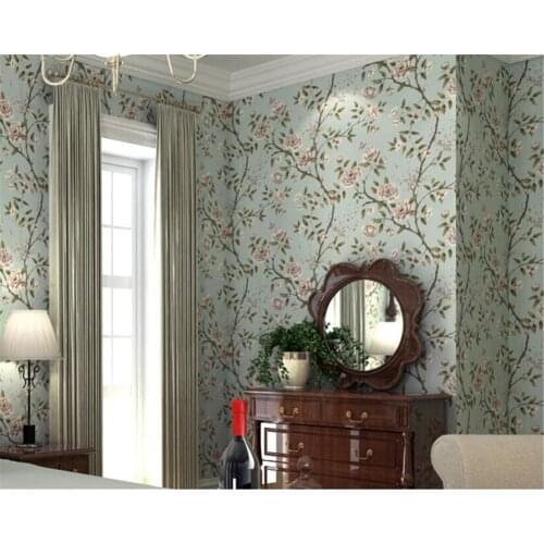 Beibehang Stereo Nonwoven 3d Wallpaper Vintage American Village Pastoral Warm Living Room Bedroom Background Wall paper tapety