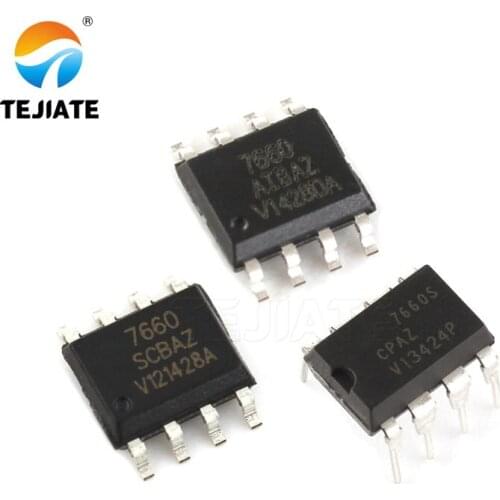 5PCS ICL7660 ICL7660SCBAZ-T SOP8 ICL7660SCPAZDIP8 ICL7660AIBAZ SOP8Voltage conversion chip