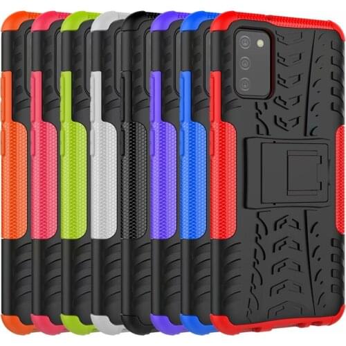 500Pcs/Lot Hybrid Kickstand Rugged Rubber Armor Hard 2 In 1 Case For Samsung Galaxy S21 Plus Ultra A02S EU US A12 A32 A52 A72 5G
