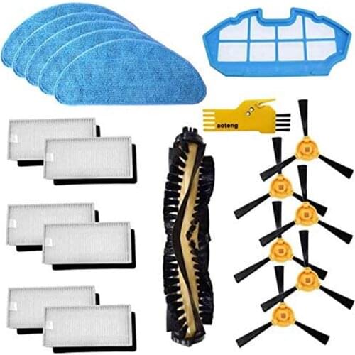 Accessories for Cecotec Conga Excellence 990 Robot Vacuum Cleaner Spare Parts Main Brush Hepa Filter Side Brush Mop Cloth Gifts