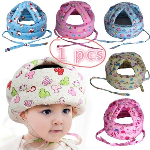 Baby Anti-collision Shatter-resistant Cap Cotton Breathable Soft Hat Baby Walking Helmet Child Safety Helmet Children Accessorie