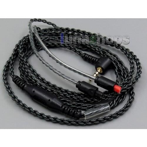 EachDIY 2.5mm TRRS Earphone Silver Plated OCC Foil PU Cable For Audio-Technic ATH-IM50 ATH-IM70 ATH-IM01 ATH-IM02 03 04 LN005654