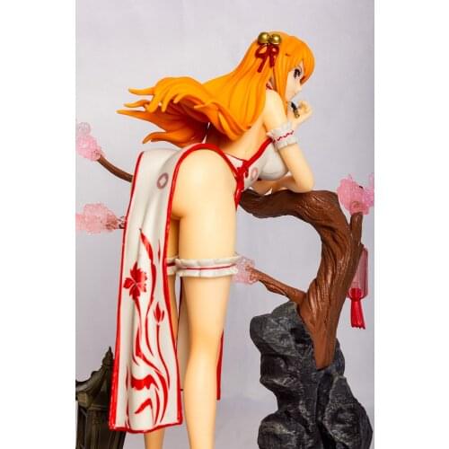 29cm Kawaii Cheongsam Nami Japan Anime Action Figure PVC Toys Cute Nami Sexy Dolls Room Decor Ornaments Collection Gift for Boys