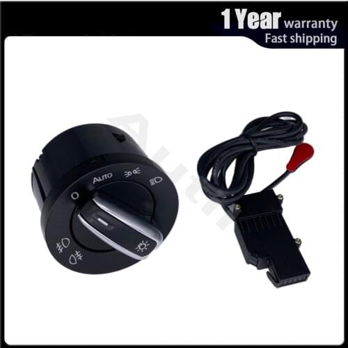Car Headlight Fog Lamp Control Switch Button With Sensor for VW Volkswagen Jetta Golf Gti Rabbit Passat Tiguan Cc Touran Caddy