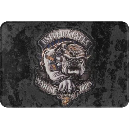 USMC United States Marine Corps Kitchen Mat Bath Carpet Floor Mat Home Entrance Doormat Tapete Absorbent Bedroom Floor Mats