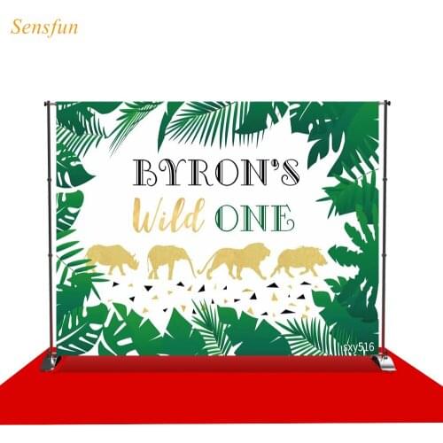 LEVOO new custom photography palm birthday wild one animal nature new born photography backdrop camera fotografica