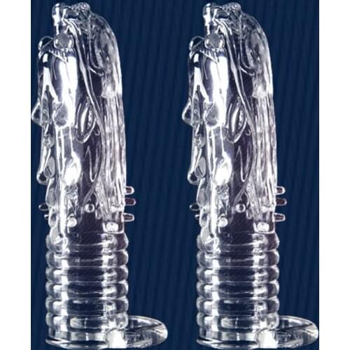 Newest Reusable Penis Sleeve Dragon Cock Ring Sleeves Penis Extender Delay Spray delay Condoms Sex Toys Sex Products For Men