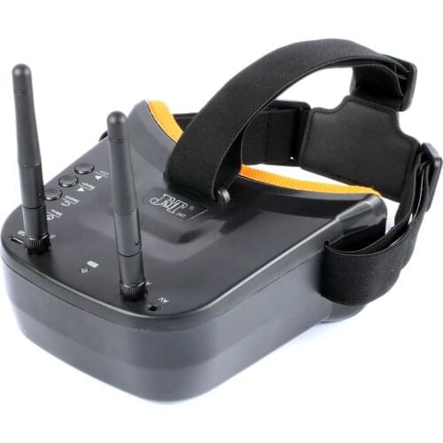 Mini FPV Goggles 3 inch 480 x 320 Display Double Antenna 5.8G 40CH Built-in 3.7V 1200mAh Battery for Helicopter Airplane Module