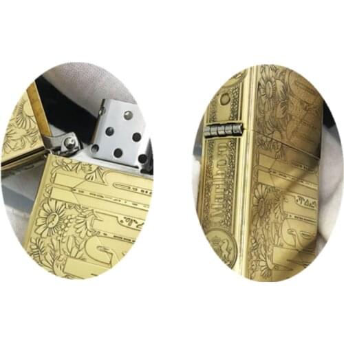 Popular kerosene gasoline Petroleum oil cigarette lighter Creative quality goods igniter(No Fuel, Handed -Made Sculpt 4 to 7 Day