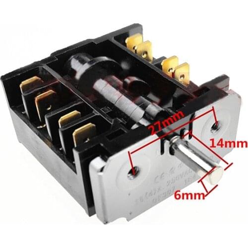 Oven rotary switch for Stove shift power gear control switch knob switch electrical electric oven control switch