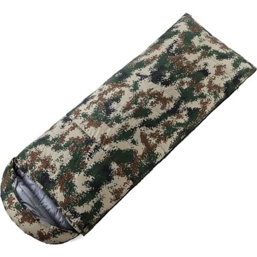 Ultralight Outdoor Camping Climbing White Duck Down Sleeping Bag Four Seasons Adult Camouflage Down Sleeping Bag Spring Autumn