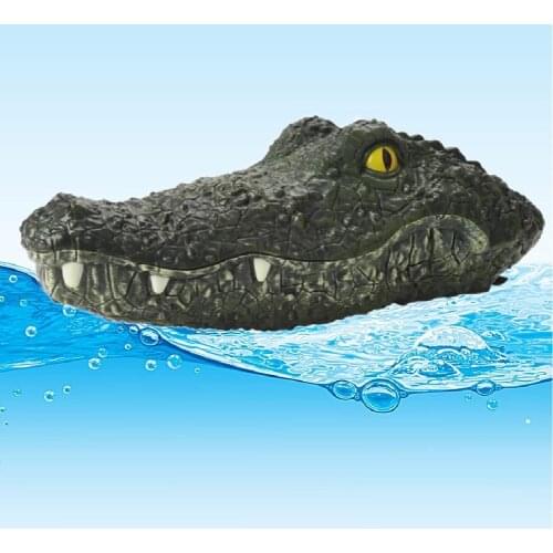 2.4G High-speed Remote Control Boat Simulation Crocodile Head Spoof Jokes Interesting Prank Toys Halloween Party Scary Toys