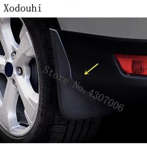 For Ford Kuga Escape 2013 2014 2015 2016 Car Styling Plastic Fender Soft Mudguard Auto Detector Flap Splash Mud Guard 4pcs
