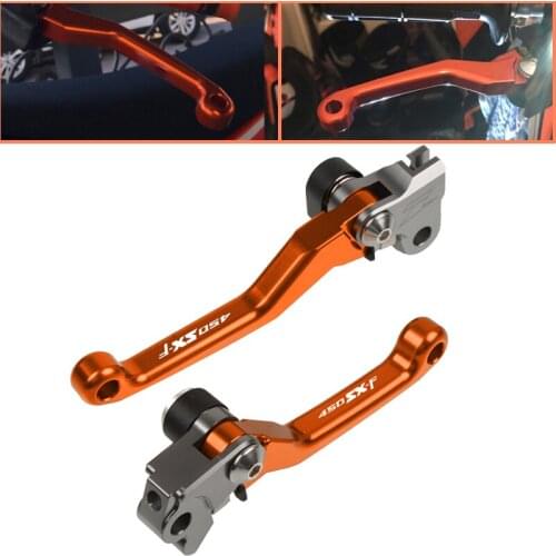 450 SX-F 2009-2012 Motorcycle Dirt Bike Brake Clutch Levers Motorcross Alunimun handle lever For 450SX-F 2009 2010 2011 2012