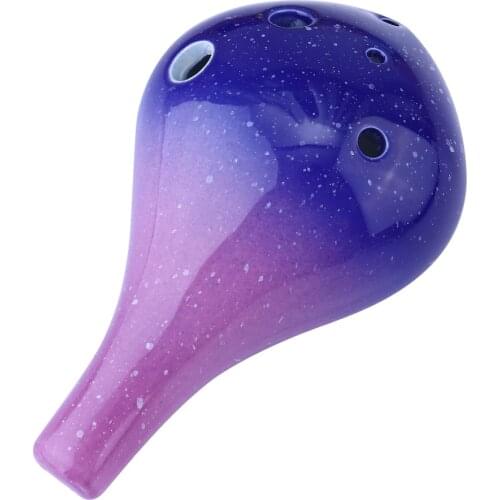 6 Holes Ceramic Ocarina Bottle Style Ocarina Musical Instrument Ocarina Flute For Beginner