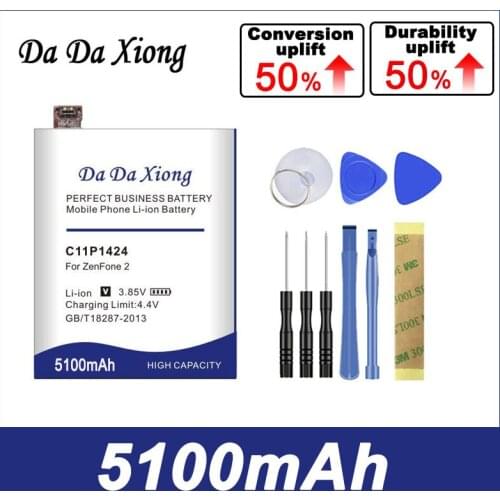 Da Da Xiong 4950mAh C11P1424 Battery for Asus Zenfone 2 ZE551ML ZE550ML 5.5inch Z00AD Z00ADB Z00A Z008D