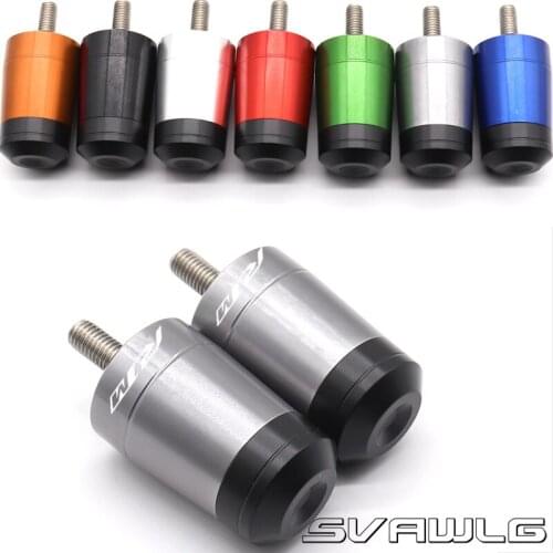 CNC 22MM Handlebar Grips Handle Bar Cap End Plugs For YAMAHA R1 YZF-R1 R1M 2015 2016 2017