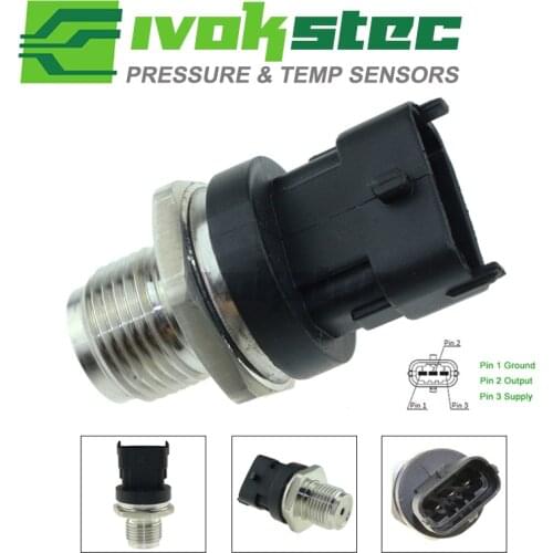 Fuel Rail High Pressure Sensor Sender For Perkins Engine 1104D-E44T 1104D-E44TA 1106D-E70TA T410762 T4 10762