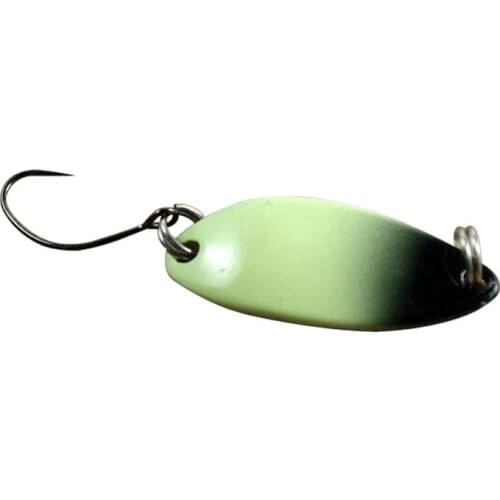 Noctilucent spoon lure 2g,3g,5g,8g trout lure fishing bass bait fishing spoon Japanese lure