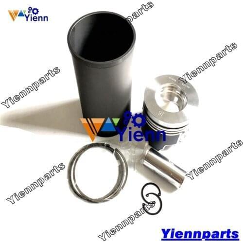 For HINO J07E J07E-T J07E-TB Cylinder Liner Kit With LIner Piston and Ring Set Excavators 6.4L Turbo Diesel Engine Parts