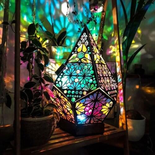 Newly Floor Lamp Plastic Bohemian Light Bohemian Style Decor Gift for Home Garden