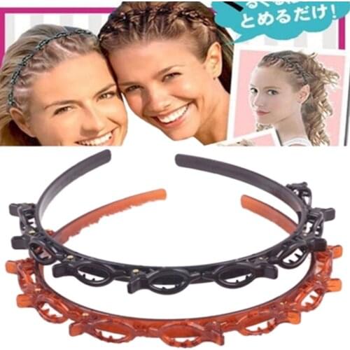 2020 New Hot Fashion Female Hair Hoop Solid Color Head Hoop Hair Clip Headwear Hair Accessories for Women заколки для девочек