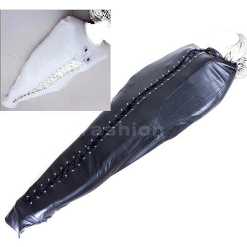 PU tight body bag Bound taste restraint binding 2 colors to choose bondage dress sex toys bdsm bondage sex bondage